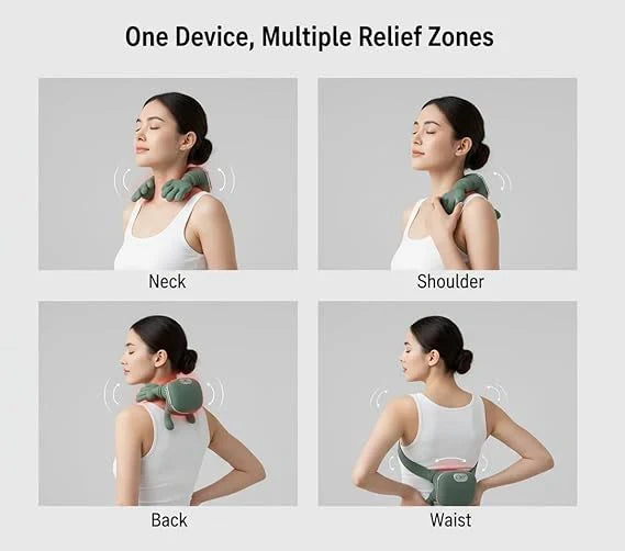 Real Hand Massage Device for Neck, Shoulders & Back