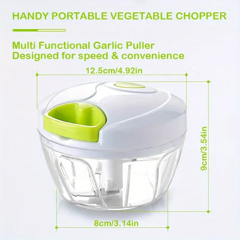 Speedy Chopper 3 Blades & 5 Blades Different Sizes - Manual Hand Pull