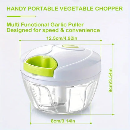 Speedy Chopper 3 Blades & 5 Blades Different Sizes - Manual Hand Pull