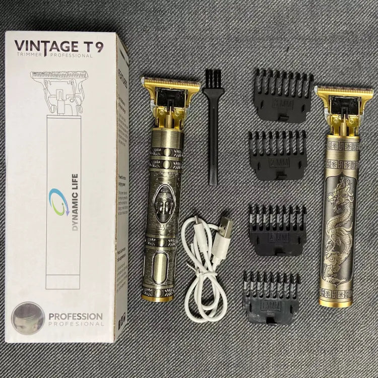 Vintage T9 Trimmer Rechargeable Metal Body