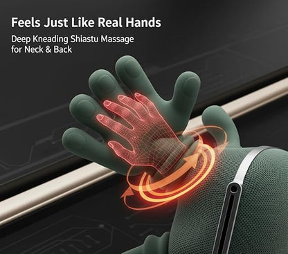 Real Hand Massage Device for Neck, Shoulders & Back