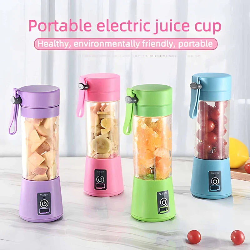 6-Blade Portable Juicer Blender Machine with Free Gift Included