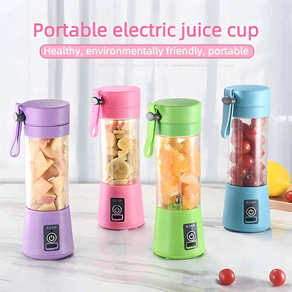 6-Blade Portable Juicer Blender Machine with Free Gift Included