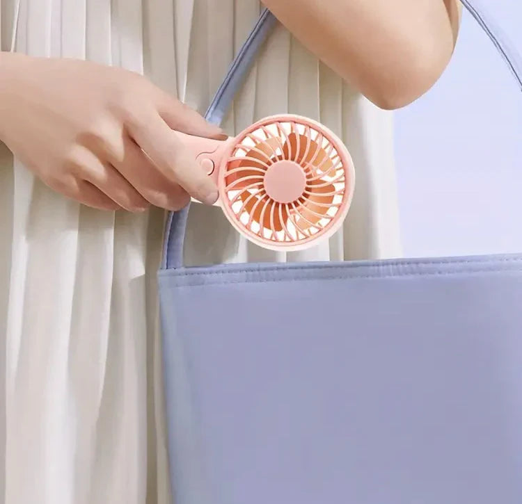 Portable Hand Fan – Battery Operated Personal Cooling Fan