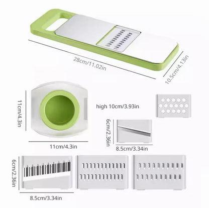 Stainless Steel 5 in 1 Multifunctional Vegetable Cutter