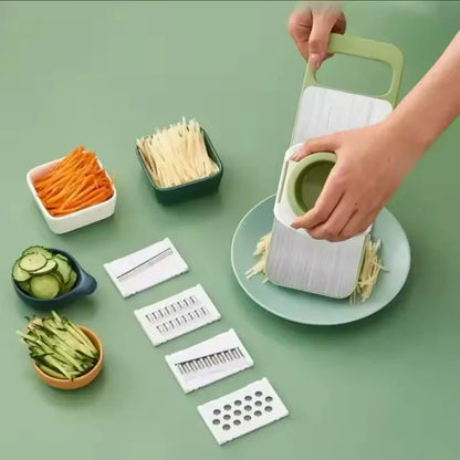 Stainless Steel 5 in 1 Multifunctional Vegetable Cutter