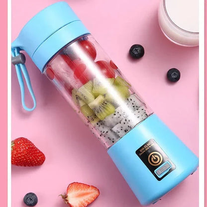 6-Blade Portable Juicer Blender Machine with Free Gift Included