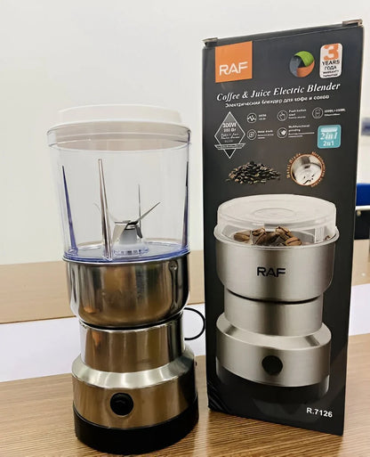 RAF Electric Grinder 300W Stainless Steel 4-Blade Multi-Purpose Kitchen Grinder and juicer