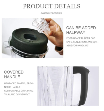 Powerful 2400W Blender – 2L Unbreakable Jar with Grinder