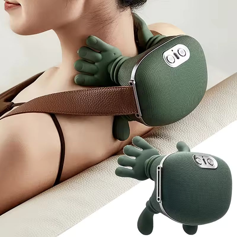Real Hand Massage Device for Neck, Shoulders & Back