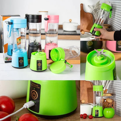 6-Blade Portable Juicer Blender Machine with Free Gift Included