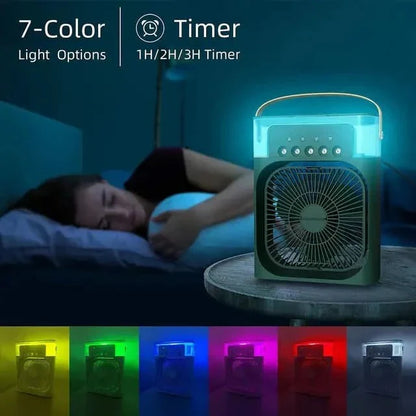 Portable Water Mist Cooling Fan with Humidifier