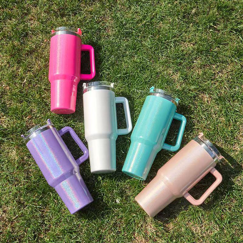 Stanley Quencher Tumbler – Insulated Travel Mug with Handle