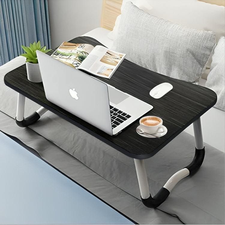 Portable Foldable Wooden Laptop Table – Multipurpose Bed Desk