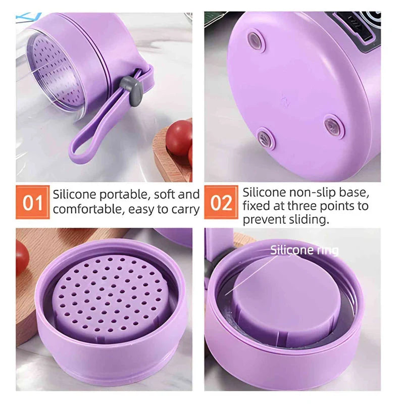 6-Blade Portable Juicer Blender Machine with Free Gift Included