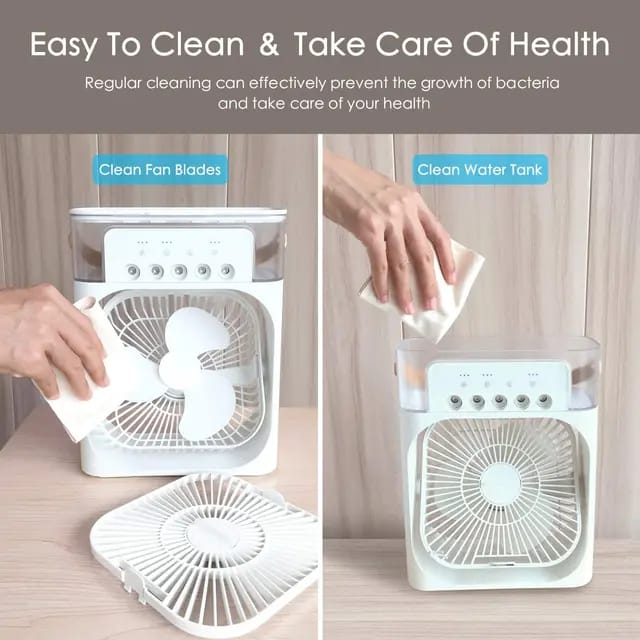Portable Water Mist Cooling Fan with Humidifier