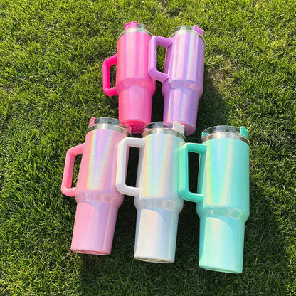 Stanley Quencher Tumbler – Insulated Travel Mug with Handle