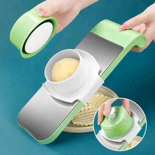 Stainless Steel 5 in 1 Multifunctional Vegetable Cutter