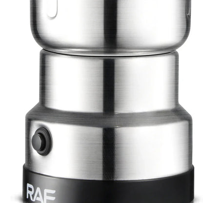 Multi-Purpose Stainless Steel RAF Electric Grinder 4 Blades For Spices, Masala Grinding, Coffee Beans Machine